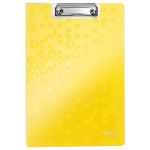 Leitz 41990016 Porte-Bloc A4 avec Couverture, Polyfoam Léger, WOW, Jaune (M & L France, neuf)