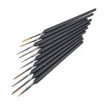 EXCEART 10pi&egrave;ces Stylos De Peinture Pour Ongles Pinceaux &agrave; Pointe Fine Pour Dessin Au Trait Outils De Bricolage Pour Art Des Ongles (Karminna, neuf)