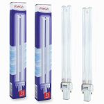 2 Unités UVC Lampe 11 Watt PL culot G23 (Koi-und Bonsaipark Herdecke GmbH, neuf)