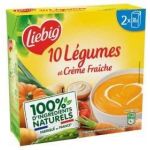 LIEBIG - Velout&eacute; 10 L&eacute;gumes &Agrave; La Cr&egrave;me Fraiche 2X30Cl - Lot De 4 - livraison offerte (La Famille &agrave; Table! - LF&agrave;T!, neuf)