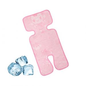 Coussin Siege Auto Été,Assise Universelle Poussette Été,Bébé Housse D’été Anti-Transpiration pour Poussette,Coussin Bébe pour L'été,Coussin de Siege Poussette Portable,Cosy Respirant,Rose (LEdoudouLE, neuf)