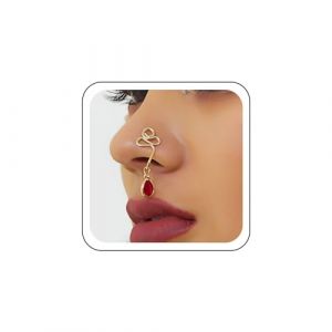 Wendalern Pince En Cristal Pour Anneau De Nez Faux Nez Septum Pince Pour Anneau De Nez Indien Pince En Strass Pour Anneau De Nez Body Non Piercing Bijoux Pour Femmes Adolescentes (Wendalern, neuf)