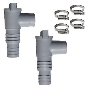 Valve à piston en PVC de rechange pour tuyau de 32 mm / 1 26 pouces pour filtre de piscine - Adaptateur pour partie de piscine en plein air (Lusbees, neuf)