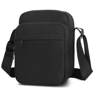 AIRCBC Sac Bandoulière Sacoche Homme Sacoche Sac Porté Epaule Imperméable Canvas Sacoche pour Usage Quotidien Le Travail Loisirs Vacances (AIRCBC, neuf)