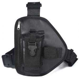 YNIBST Harnais Thoracique pour Talkie-walkie, Sacoche Thoracique Multifonction avec Sangle R&eacute;glable en Nylon Compatible avec Radios Baofeng Motorola Icom Kenwood Yaesu Wouxun (Noir) (YNIBST-Direct EU, neuf)