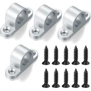 DIFLAX 4 Pièces Œillets d'Auvent pour Caravane, Oeillet Caravane, Muraux en Métal, Protection Contre la Rouille, Version Verticale et Horizontale, Pour Camping-Car, Banne, Fixation Sécurisée (SVF TUNDER PRICE, neuf)
