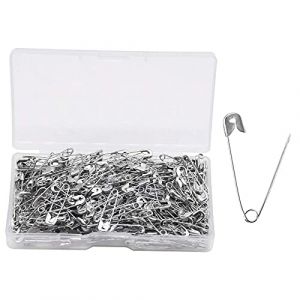 YOFASEN Épingles de sûreté 300 pièces - Épingles à nourrice Petites et Grandes Épingle plaquée Nickel - pour vêtement Art Craft Couture Utilisation pour Le Bureau à Domicile, argenté, 22 mm (YOFASEN, neuf)