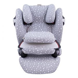 JYOKO Kids Housse pour siège Auto bébé en Coton Compatible avec Cybex Pallas M - S Fix y Pallas B - Fix (White Star) (JYOKO, neuf)