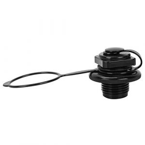 Valve d'air Gonflable de Bateau de pêche de 23.9mm, Remplacement en Plastique Noir de Valve d'air de Bateau Gonflable pour l'accessoire de Bateau de pêche (Xinyu UK, neuf)