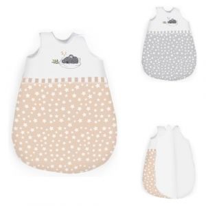 Moni sac couchage bébé Koala longueur 60cm largeur 42cm coton, boutons pressions, coloris:beige (Babyshoppen, neuf)