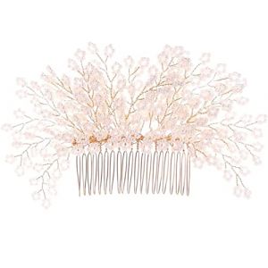 Peigne Cheveux Peigne &Agrave; Cheveux De Mariage Fait &Agrave; La Main Cheveux C&ocirc;t&eacute; Peigne Nuptiale Perle Pince &Agrave; Cheveux Peigne Accessoires De Cheveux De Mariage Accessoires Cheveux Femme (haikoulonghuaqushishuangmaoyizhongxin, neuf)
