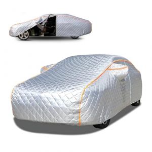 Bache Voiture Exterieur Anti Grele pour Ford Ka, Housse de Protection Anti-gr&ecirc;le,B&acirc;che Voiture Imperm&eacute;able,Anti-UV,Respirant Et Anti-Poussi&egrave;re,Coupe-Vent QLJ25509 (Qlj-UK, neuf)