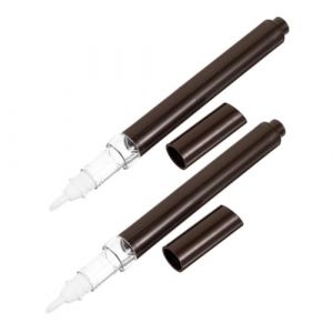 VALICLUD 2pièces Pinceau Vide Pour Huile à Ongles Tube De Gloss Stylo Rechargeable Support Pour Vernis Contenant Pour Manucure Applicateur Pour Ongle Distributeur Réutilisable (SHUI LIAO, neuf)