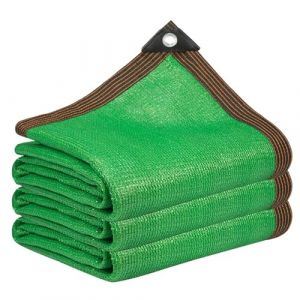 Filet D'ombrage Bache pour Pergola 6&times;7m Filet Anti Chaleur Ext&eacute;rieur Vert avec &oelig;illets Taux d'ombrage de 85%, pour Serre Jardin Couverture Potager Terrasse (HOMMMLY, neuf)