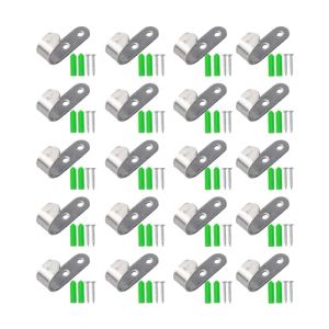 Flaconi 20PCS Crochet Bache pour B&acirc;che De Remorque,Crochets D'Attelage De Remorque,Accessoires De Voiture Crochets de Fixation,Convient pour la S&eacute;curisation de Chargement pour les Voitures,Remorques (shenhua auto, neuf)