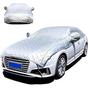 Demi-Housse de B&acirc;che Voiture pour Audi TT TT 8N TT 8J TT 8S, Housse Voiture Impermeable Anti-gr&ecirc;le Respirant Poussi&egrave;re avec Bande Reflechissante Et Fermeture &eacute;clair Compl&egrave;te B&acirc;che de Voiture (lilinus, neuf)