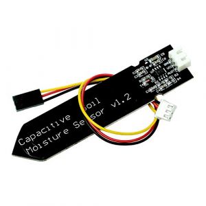 Paradisetronic.com Capteur d'humidité du Sol capacitif, 5V 3,3V Capteur d'humidité pour la Terre INCL. Câble de Connexion, Sortie analogique Compatible avec Arduino (Paradisetronic DE, neuf)