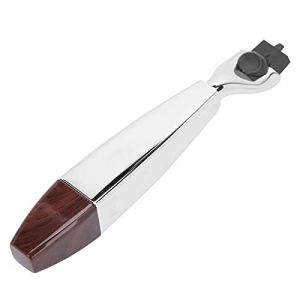 Remplacement de la poign&eacute;e de l'outil de toilettage des hommes | Porte-s&eacute;curis&eacute; ergonomique et l&eacute;ger | Poign&eacute;e de rasage en m&eacute;tal longue - durable pour le rasage lisse | (Surprise Treasure Shop, neuf)