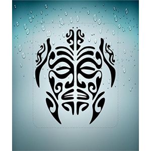 Akachafactory Autocollant Sticker Laptop Voiture Moto Tortue Tribal Deco Vinyle (Akachafactory, neuf)