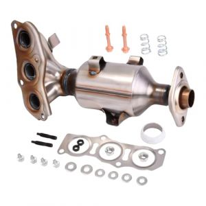 Catalyseur Flydida avec kit de montage et jeu de joints pour C1 (PM_, PN_) 107 (PM_, PN_) AYGO (_B1_) 2005-2014 Accessoires auto 0342L5 0342K0 0342K3 0342K8 0342L3 1609158080 171400Q010 (XUNMENGYUN, neuf)