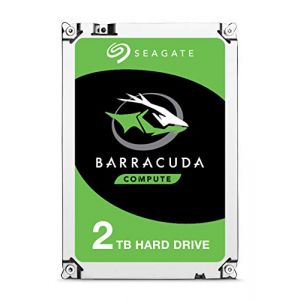 Seagate BarraCuda 2 To, Disque dur interne HDD – 3,5 pouces SATA 6 Gbit/s 7 200 tr/min, 256 Mo de mémoire cache – Ouverture facile (ST2000DM008) (Mon Parc Informatique, neuf)