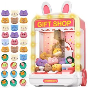 Aiqi Candy Grabber, Machine à Pinces pour Enfants Sons et lumières, Machine à Griffes pour Enfants avec 20 Peluches et 10 Mini Jouets, Machine à Pince Jouet pour fêtes et Cadeaux d'anniversaire (Aiqi Toy Store, neuf)