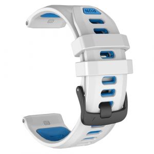 ISABAKE 22mm Bracelet pour Garmin Forerunner 935/Forerunner 945/Forerunner 955/Forerunner 965/Forerunner 970,22mm Silicone Sport Remplacement Bracelet pour Garmin Descent G1/ Descent G1 Solar (Isabake, neuf)