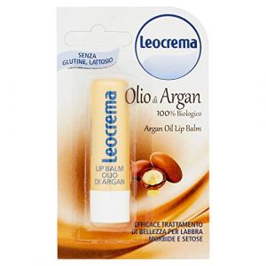 Leocrema Burrocacao Argan Baume à lèvres naturel et végétal Adoucissant et réparateur Mat Beige 5,5 ml (Nikilko2017, neuf)