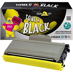 YELLOW YETI TN2120 TN2110 (2600 Pages) Toner Compatible pour Brother HL-2140 HL-2150 HL-2170 MFC-7320 MFC-7340 MFC-7440 MFC-7840 DCP-7030 DCP-7040 DCP-7045 [Garantie de 3 Ans] (SOKANA, neuf)