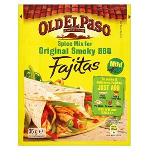 Old El Paso M&eacute;lange d'&eacute;pices pour Fajitas Bbq Fumosi (35 g) (lot de 2) (The Marvellous Group, neuf)
