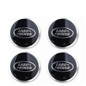 NIRBO Lot de 4 Capuchons de moyeu Central de Roue de Voiture chromés 62 mm pour Land Rover SV Freelander Discovery Defender Range Rover Evoque Sport, Garniture d'insigne d'autocollant de Pneu,D (xiuwuxianhaohaojiatongbaihuodian, neuf)