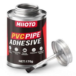 Miioto Colle PVC Plomberie,Colle Neoprene Extra Forte,Colle Neoprene Gel,Colle Contact,Convient Bateaux Gonflables,Chaussures et B&acirc;ches d'&eacute;tang,Bonne Imperm&eacute;abilit&eacute; et Temps de Collage Rapide, 170g (Vokyshop, neuf)