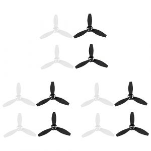 TsoLay 12 Hélices Accessoires Lames de Pièces de Rechange pour Parrot Bebop 2 Drone Noir Blanc (yinmingsw, neuf)