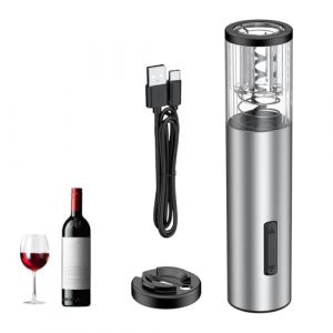 Pawfly Ouvre Bouteille Vin &Eacute;lectrique Rechargeable avec Coupe Capsule Ouvre Vin Automatique Chargement USB-C Tire Bouchon &Eacute;lectrique Lumi&egrave;re LED pour Maison Bar Restaurant Soir&eacute;e Mariage (Pawfly EU, neuf)