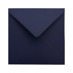 Netuno 25 enveloppes carrées bleu marine 110 x 110 mm 120g Malmero Bleu enveloppes décoratives enveloppes colorées pour cartes de voeux invitations mariage anniversaires enveloppes de couleur (netuno, neuf)