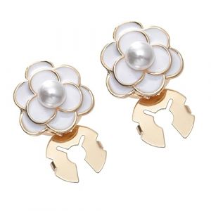 Hezhou 2 PCS Couvercles Boutons &Eacute;l&eacute;gants Housses Smoking D&eacute;coratives Bouton Amovible Chemise Clips T&ecirc;tes Bijoux Alliage Cufflinks Boutons manchette L'artisanat V&ecirc;tements Femmes (B) (Shakalaolper, neuf)
