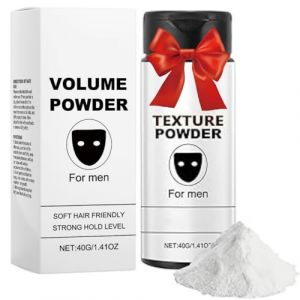 Poudre Texture,Poudre Coiffante Homme,Poudre Coiffante,Effet Mat Et Volume Maximisé Poudre Texturisante,Poudre Pour Cheveux Effet Matte Poudre Coiffante Pour Une Stabilité (40g, 1pc) (Waleik, neuf)