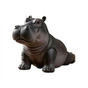 Clumsy Yoga Master Hippopotame &ndash; Le Yogi Adorablement Imparfait, Figurine Statue de Yoga d'Hippopotame 3D, Figurine d'Hippopotame Statue de Yoga, Statue d'Hippopotame Dr&ocirc;le en R&eacute;sine, Sculpture de (Hezhuo2025, neuf)