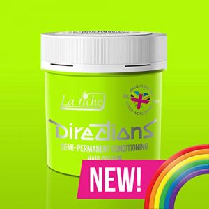 La Riche Directions Lot de 2 colorations semi-permanentes pour cheveux Vert fluo 88 ml (YOURS AFRO COSMETICS, neuf)