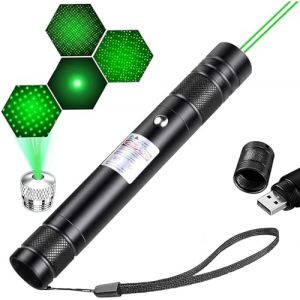 Laser Pointeur Vert, Jouets éLectriques Intelligents Jouets Interactifs pour Chats Et Chiens pour Les Exercices De Formation par Laser Pointeur sans Fil Rechargeable pour La DéMonstration à Distance (Wuzun, neuf)