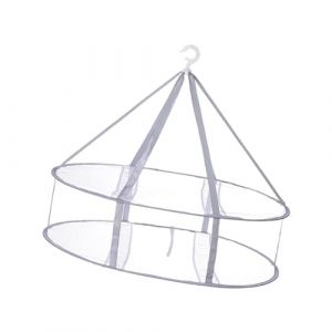 MagiDeal Égouttoir à Pull Pliable et Suspendu, séchoir à Linge Plat, Cintre empilable Polyvalent, Filet en Maille pour l'intérieur, 2 Couches (Grand Plaisir 360, neuf)