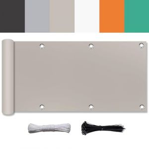 brise vue balcon cache vue balcon brise vue toile jardin occultant terrasse sur mesure resistant portail exterieur bache pour balcon jardin exterieur anthracite gris blanc impermeable protection (JINYUN, neuf)