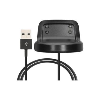 Remplacement Chargeur USB Cable 100cm Compatible avec Samsung Gear Fit 2 (SM-R360) / Gear Fit 2 Pro (SM-R365) (Loubeauis, neuf)