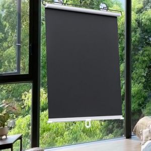 Store Enrouleur sans Perçage Fenêtre à Ventouse Occultants de Protection Solaire Rideau Pare-Soleil Rétractable,Store Thermo pour Toit,Convient pour la Maison,Le Bureau,la Voiture (Visit the Bing8 Store, neuf)