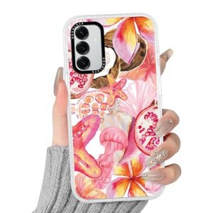 Yoedge Transparente Coque pour Samsung Galaxy S25 5G Hibiscus Fleur, Aesthetic Fruit Rosa &Eacute;t&eacute; Motif &Eacute;tui Mignon Design Housse de T&eacute;l&eacute;phone pour Filles, Silicone Cover Case pour Samsung S25 6,7" (Lei Xiao, neuf)