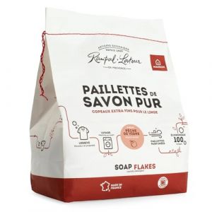 Rampal Latour - Paillettes de savon pur pour le linge - 1.5Kg (Pêche) (RAMPAL LATOUR, neuf)