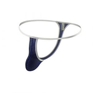 Générique Lingerie Sexy Homme String Sexy Hot Slip Tanga Thongs Taille Basse sous-vêtement Respirant Confortable Dentelle Sissy Gay G-String T-Back Thong Briefs Masculine Culotte Underwear (HUAOPYU, neuf)