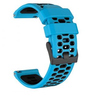 MYSNBKN Bracelet montre pour Suunto 9/9 Baro/D5/D7/Spartan Sport/Wrist HR/Traverse 24mm/Smartwatch 2 SW2, 24mm Quick Release Silicone Replacement Band (MYSNBKN-FR, neuf)