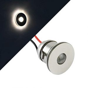 VBLED© LATERA Mini spot à encastrer à LED 3 V DC 350 mA 1 W 80 lm 3000 K (VBLED, neuf)