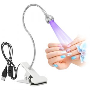 AISEELY Traitement Ultraviolet UV Traitement Ultraviolet Lumi&egrave;re 3W USB LED Lumi&egrave;re Pourpre USB Support de Perle pour Lampe Plug and Play pour la R&eacute;paratio, Argent (Aiseely, neuf)